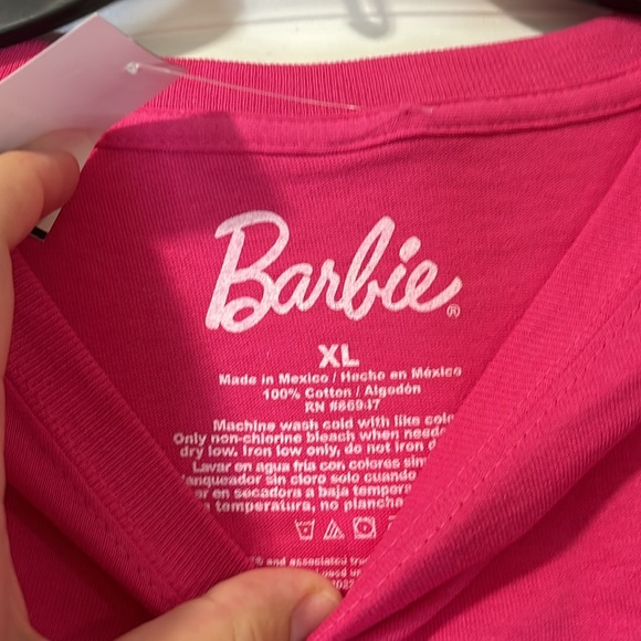 BARBIE Graphic T-Shirt XL hot pink oversized - Picture 4 of 4